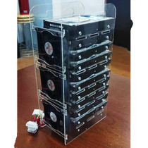 Desktop computer 3 5 inch hard disk bracket DIY box stacking rack chassis multi-fixed mechanical external acrylic