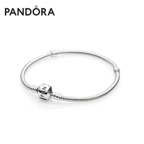 Pandora Pandora Moments Silver Buckle 590702HV_BRACE Brace Bracelet Handwork Girls Simple Gift