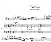 por una cabeza One step away Violin piano solo Total score Score Original version