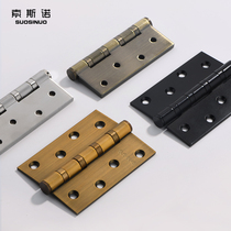 Load-bearing hinge single Piece 1 hinge 4 inch bearing solid wood door hinge stainless steel hinge thick bungalow door open