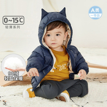 Break code clear cabin Bambala bala child down clothes boy girl 2021 winter light and thin baby down jacket