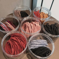 The new basic model 20 rubber bands womens hair tie Korean net red ins head rope simple Korean version of cute headwear`