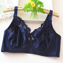 Ultra-thin large size glossy full cup plus fat plus fat womens bra bra bra big chest big cup show small underwear cover