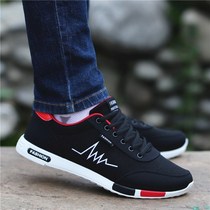 Old Beijing cloth shoes mens shoes 2021 new trend Joker thin canvas shoes mens sports casual shoes xz