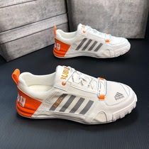 MAROLIO simple fashion style~summer breathable mesh white shoes trend sports and leisure mens dad shoes