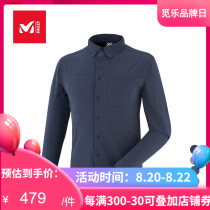  MILLET MEILE lightweight wear-resistant breathable quick-drying function long-sleeved T-shirt can be crimped shirt mens MIV7699
