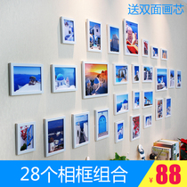 Modern living room photo wall decoration frame wall European photo frame hanging wall combination photo wall Mediterranean 28 frame