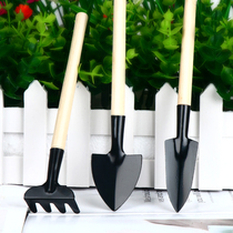 Potted small shovel planting flower gardening tools planting meat tool set mini three-piece set household shovel