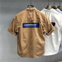 Little Red Book recommended Foreign Trade Original )The counter withdraws 2022 new Japanese Harbor wind brand short sleeve shirt men