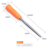Semi-circular chisel woodworking chisel carving tool round chisel set semi-round chisel set shovel blade arc#