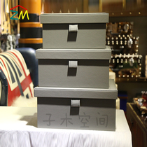 Finishing box storage box model room cloakroom soft indoor exhibition hall decoration ornaments home storage box storage box