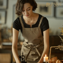  Apron household kitchen waterproof and oil-proof Japanese style 2021 new female summer fashion custom milk tea catering overalls