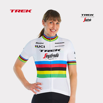 TREK Trick Santini Trek-Segafredo Fleet car fan champion version of womens short sleeve riding