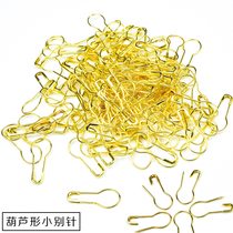 Clothing trademark tag accessories Gourd-shaped small pin safety pin Buckle needle Crochet brooch Copper material spot