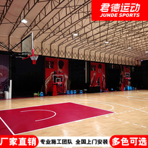 Basketball court floor glue indoor childrens custom basketball hall floor rubber pad pvc plastic floor badminton sports ground glue