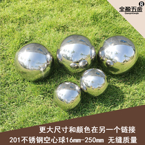201 stainless steel ball hollow ball floating ball home decoration ball mirror bright ball