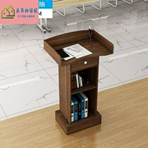 Hotel podium Speech training table Lecture table Consulting water bar Welcome desk Reception desk Reception desk Front desk training