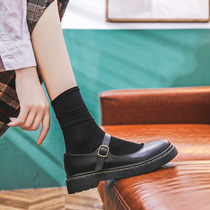 Small leather shoes womens summer Japanese jk uniform shoes student Mary Jane soft bottom retro wild spring thin flat shoes