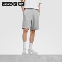 Banana 301 Go knitting cotton pocket with mens casual shorts for comfortable summer