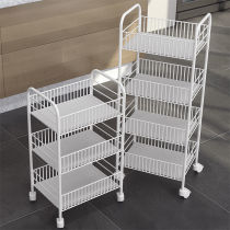 Vegetable Rack Fruit Vegetable Basket Kitchen Shelving Shelf Mobile Containing Shelf Storage Shelf Floor Multilayer Shelf Small Cart
