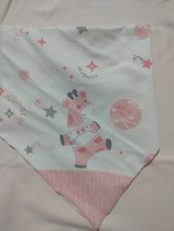 Tongtai Star Series New Triangle Towel Cotton Bib Sour Towel Semi-finished Products