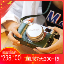 Fuji xs10 camera bag xt4 camera case 100V protective cover accessories retro leather Protective case x100v base