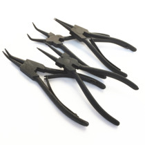 Ningqiao Reed pliers outer card internal clamping shaft hole with retaining ring pliers tool inner straight outer curved ring pliers 6 inches 7 inches