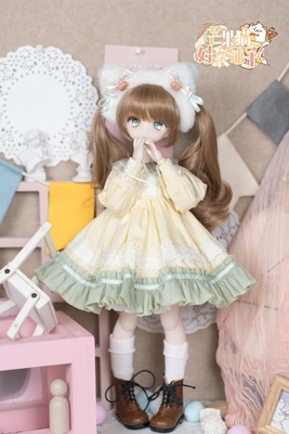taobao agent [Mango Cat] -Cake Bear-BJD46 points MDD Bear Girl Rabbit Cute Model Dress