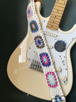 Handmade retro design hand hook cotton universal guitar strap bass strap electric guitar strap