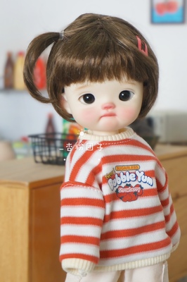 taobao agent [Striped sweater items] BJD small six -point baby clothing large fish body baby clothing sweater item