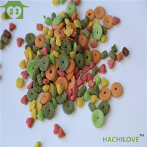 Rabbit grindstone snacks Dutch pig dragon cat hamster with zero food pet rabbit colorful fruit and vegetable shummy tooth ring 500g