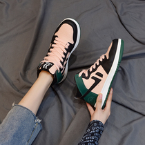 ins high-top shoes female Korean version of ulzzang Harajuku wild tide 2021 Spring and Autumn new student Leisure Sports womens shoes