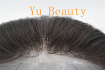 Male and female forehead hair loss patch Dip type wig block scar patch Invisible incognito real human hair biofilm 6 18