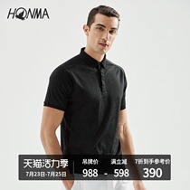 HONMA new golf mens short-sleeved POLO shirt T-shirt sports freely soft skin-friendly texture fabric