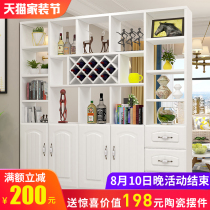 Entrance door partition shoe cabinet Modern simple foyer Hall cabinet Living room decoration Dining room screen shelf Wine cabinet
