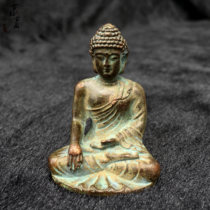 Ancient play miscellaneous Sakyaminigu bronze Buddha statues are dedicated to the tea ceremony Pendulum Replica antique small number Buddha to make old Zen Serie Buddha statue
