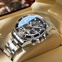 Armani automatic mechanical watch mens multi-function openwork mechanical luminous waterproof ten famous brand tide