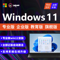 windows11 remote installation system win11 professional laptop desktop computer reinstallation upgrade service
