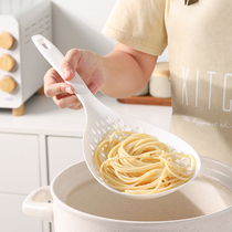  Noodle scoop colander household kitchen high temperature resistant spoon filter noodle scoop commercial dumpling artifact skimmer