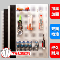 Round hole hole plate rack supermarket accessories mobile phone accessories hanging socks adhesive hook display rack hardware tool shelf