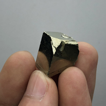 Natural Hubei Daye Cube Pyrite Crystal Original Rock ornaments Mineral Crystal Specimen Teaching