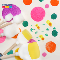 Children's Painting Paint Wash Graffiti Creative diy Sponge Seal Tool Kindergarten Early Education