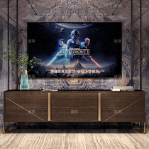 Willpower Light Extravagant TV Cabinet Composition Rock Plate Stainless Steel Modern Minimalist Designer Size type Nordic Living room