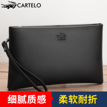 CARTELO Cadile Alligator Mens Handbag Mens Handbag New Simple Casual Envelope Bag