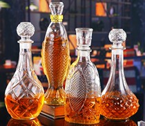 1 wine bottle domestic wine bottle empty bottle glass high-grade decorative sealed jar wine bottle wine bottle wine bottle