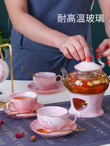 English afternoon tea set tea set Tea Tea Set glass Nordic boiled fruit teapot bubble tea cup