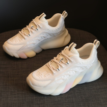 home daily fashion is not public how to wear is not tired ~ father shoes explosive rainbow bottom versatile Leisure