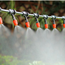 Automatic flower watering device adjustable Atomization Nozzle timing watering device set system spray drip integrated balcony watering device