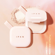  IPKN Yi Keen Honey Powder oil control makeup setting dry powder long-lasting concealer waterproof refreshing wet and dry dual-use powder