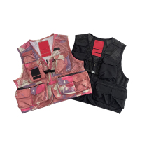 20SS joint mesh men and women with the same camouflak fixture Machia